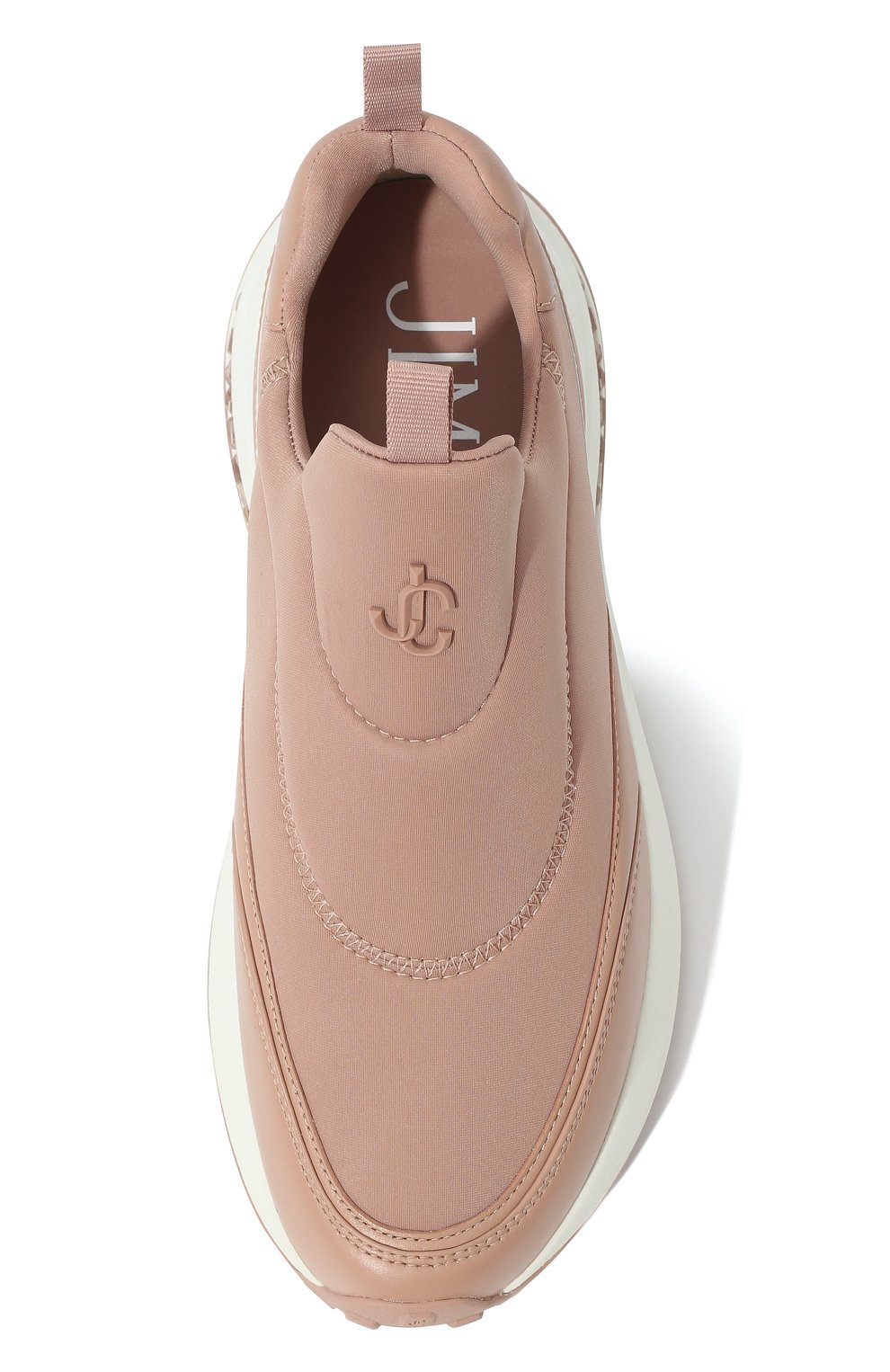 Комбинированные кроссовки memphis JIMMY CHOO бежевого цвета по цене 134000 руб., арт. MEMPHIS/F VZY, фото 6 Комбинированные кроссовки memphis JIMMY CHOO, арт. MEMPHIS/F VZY, фото 6