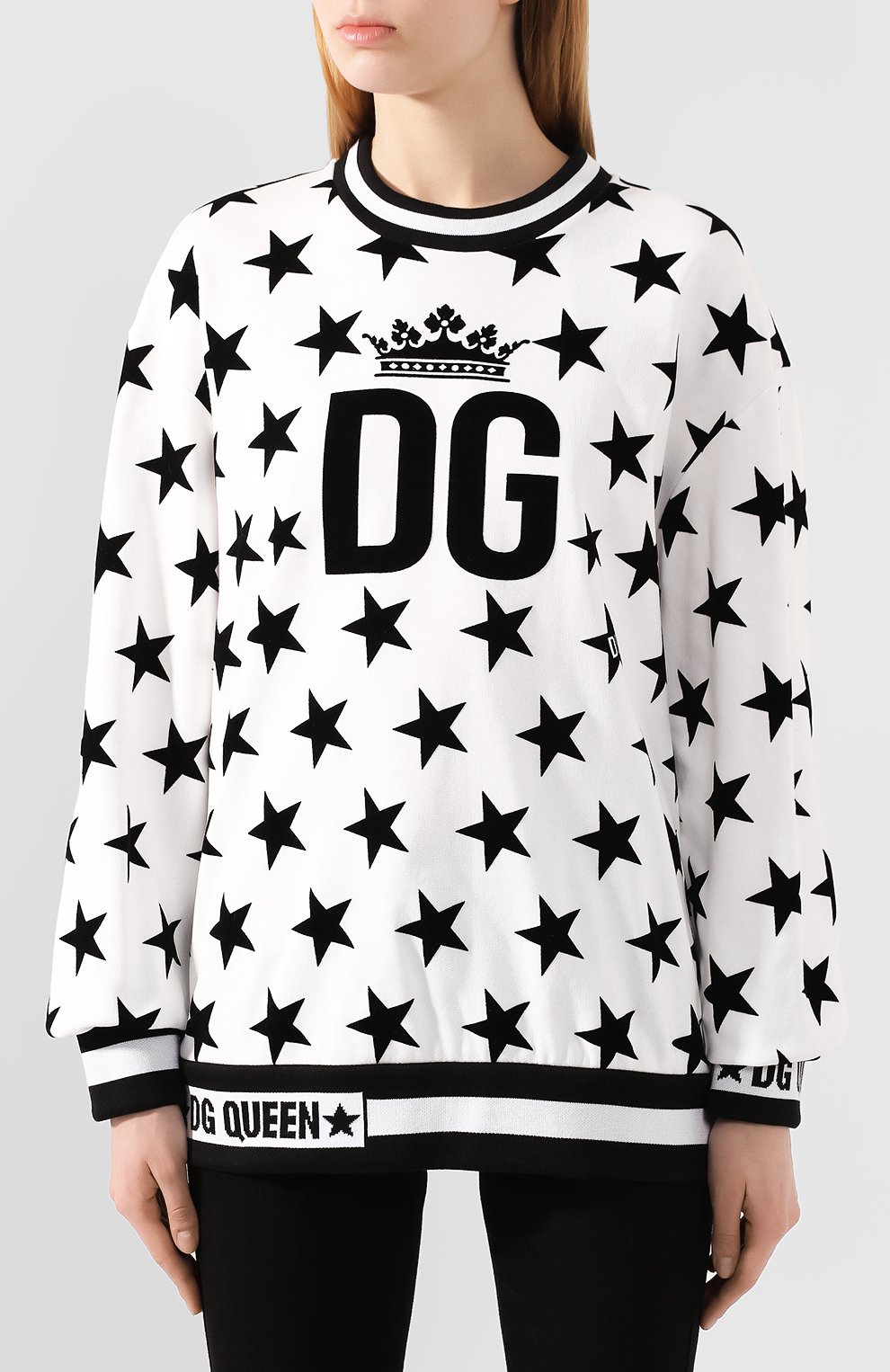 Хлопковый свитшот DOLCE & GABBANA, арт. F9G38Z/G7TRJ, фото 3