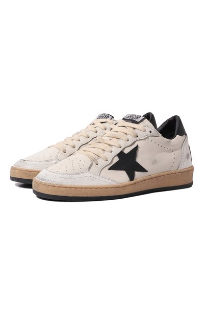 Кожаные кеды ball star GOLDEN GOOSE DELUXE BRAND, арт. GWF00117.F003771, фото 1