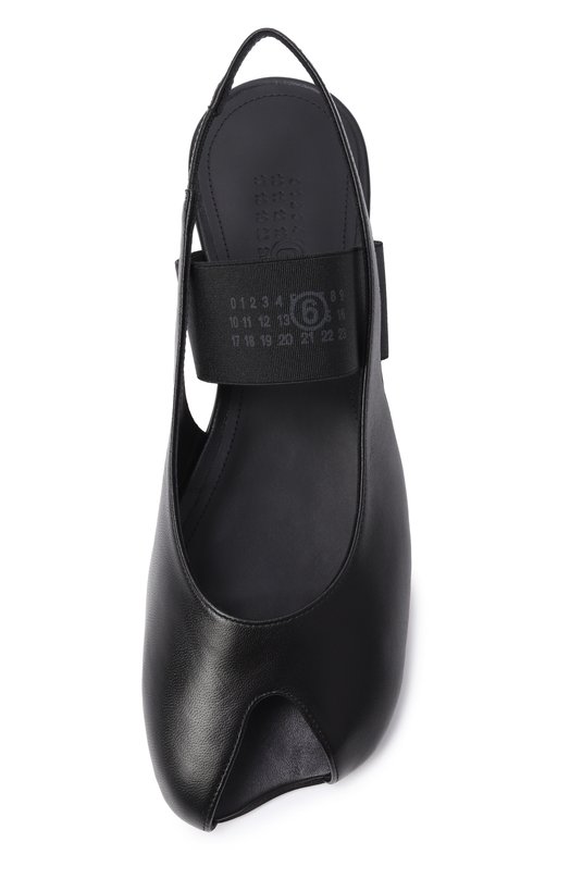 Кожаные балетки Anatomic MM6 S59WP0212/P3628 Чёрный  S59WP0212/P3628 Фото 6