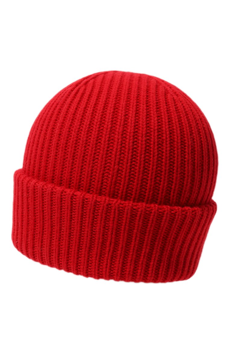 Детского шапка MC2 SAINT BARTH красного цвета, арт. STBK BERRY JR/BRR0001/00812E | Фото 2 (Материал: Текстиль, Шерсть; Материал сплава: Проставлено; Нос: Не проставлено)