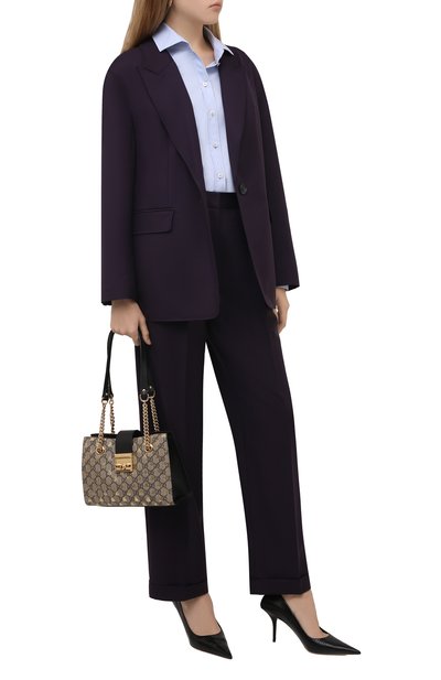 Шерстяные брюки JM STUDIO фиолетового цвета по цене 25970 руб., арт. FW212204, фото 2 Шерстяные брюки JM STUDIO, арт. FW212204, фото 2