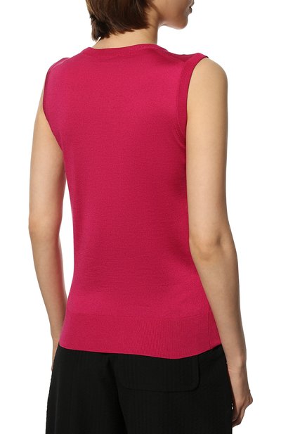 Шелковый топ DOLCE & GABBANA, арт. FX183T/JASEF/0UTLET AW22-23, фото 4