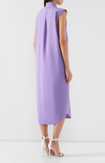 Хлопковое платье POLO RALPH LAUREN фиолетового цвета по цене 15650 руб., арт. 211744848, фото 4 Хлопковое платье POLO RALPH LAUREN, арт. 211744848, фото 4