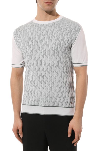 Джемпер из шелка и хлопка STEFANO RICCI, арт. K818042G10/F23170, фото 3