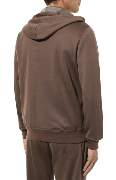 Толстовка из хлопка и шелка MVST, арт. 13M415/B000/MUST, фото 4