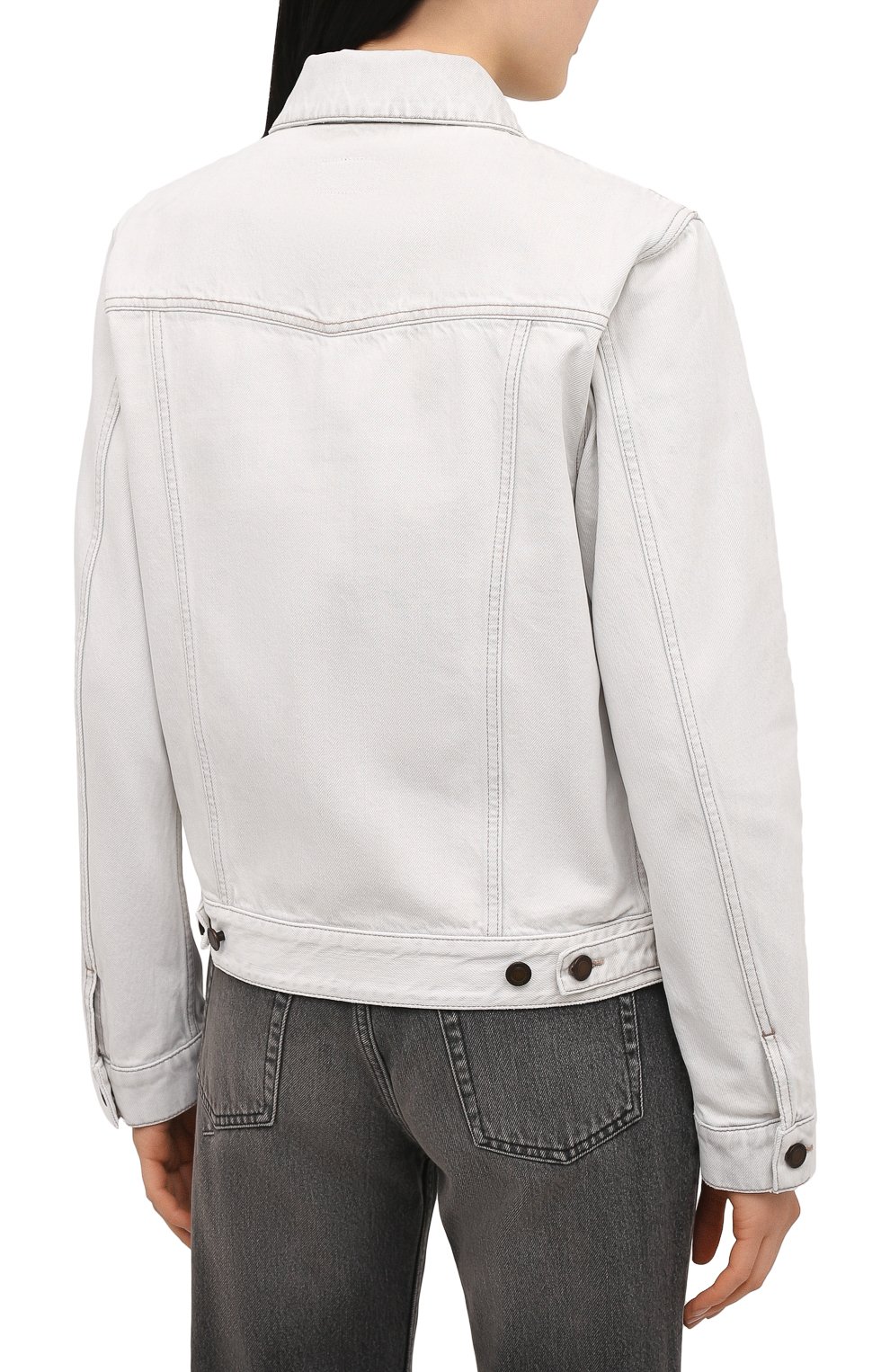 Джинсовая куртка SAINT LAURENT, арт. 614445/Y01KB, фото 4