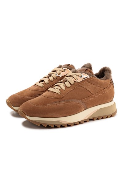 Замшевые кроссовки SANTONI, арт. WBFW60582PAVPBTTP50, фото 1