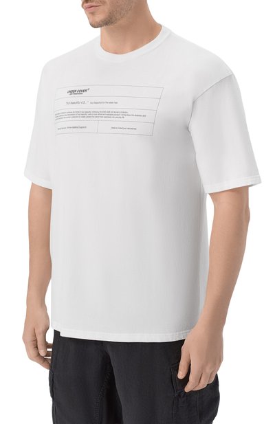 Хлопковая футболка UNDERCOVER, арт. UC1F3803, фото 3