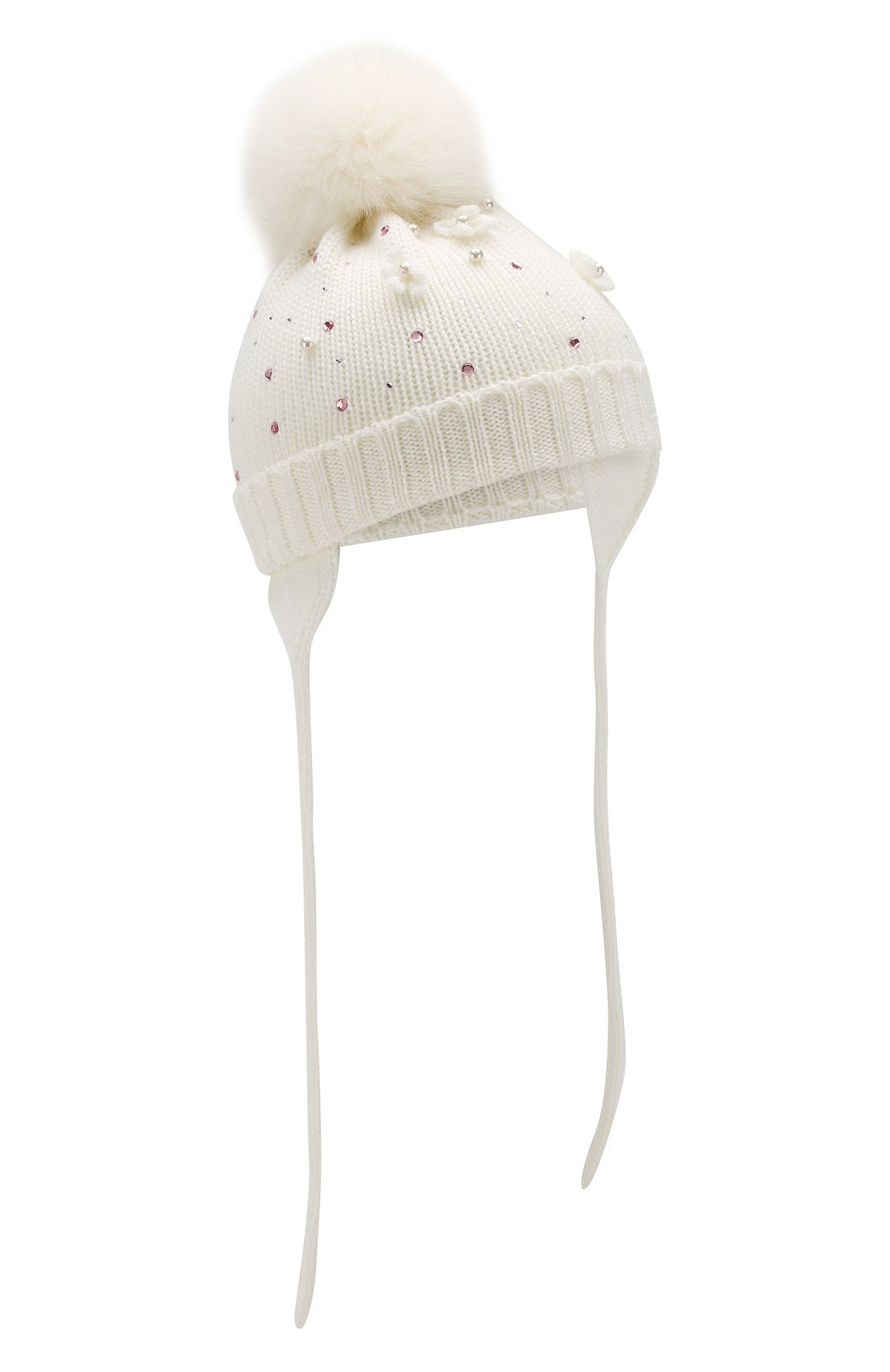 Шерстяная шапка с меховым помпоном CATYA, арт. 923618/3AD, фото 1