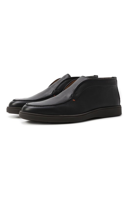 Кожаные ботинки Detroit Santoni MGDG17823SM0GWLM Чёрный MGDG17823SM0GWLM