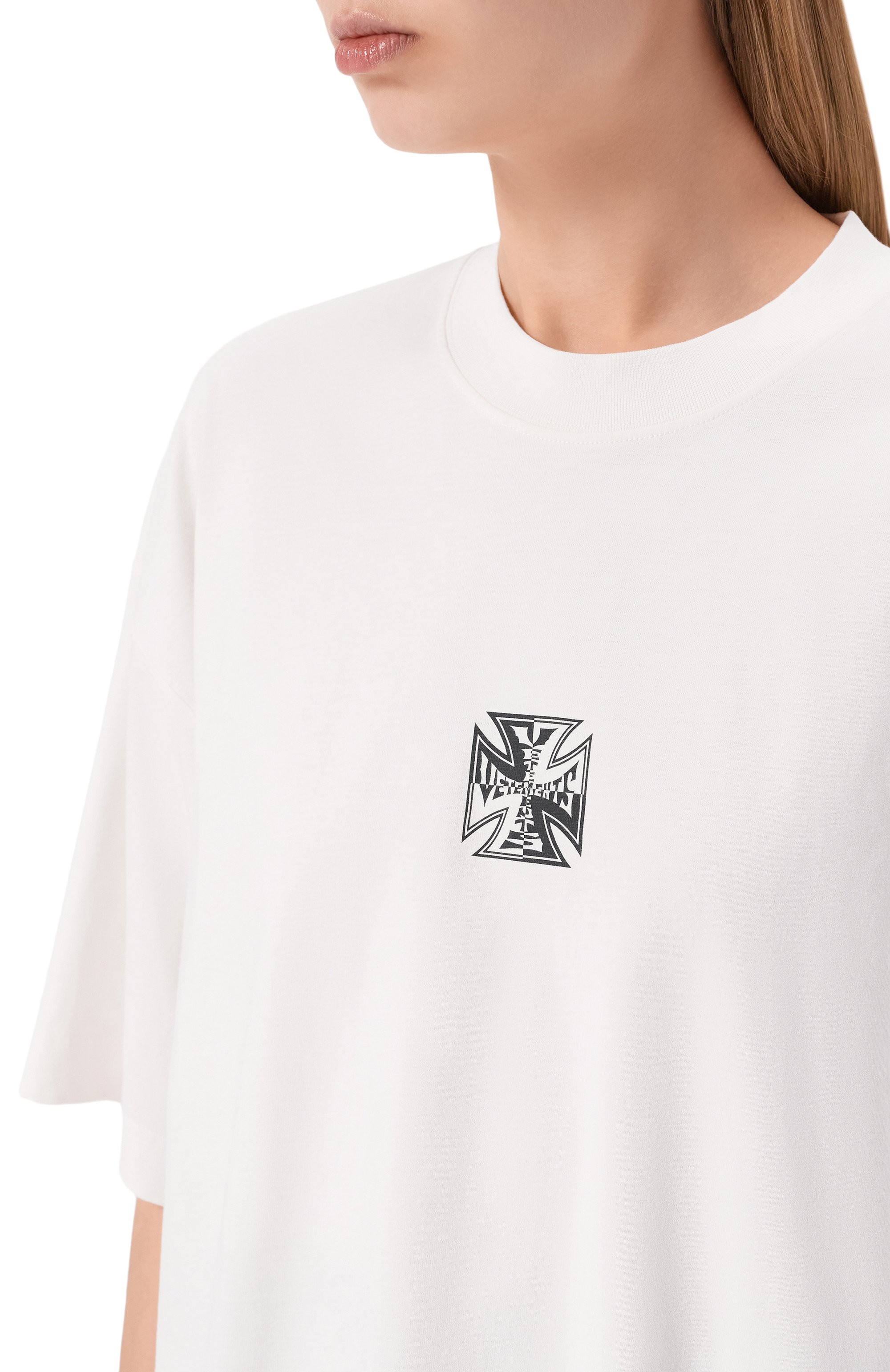 Хлопковая футболка VETEMENTS, арт. ME76TR168V/1200 LIGHT JERSEY, фото 8