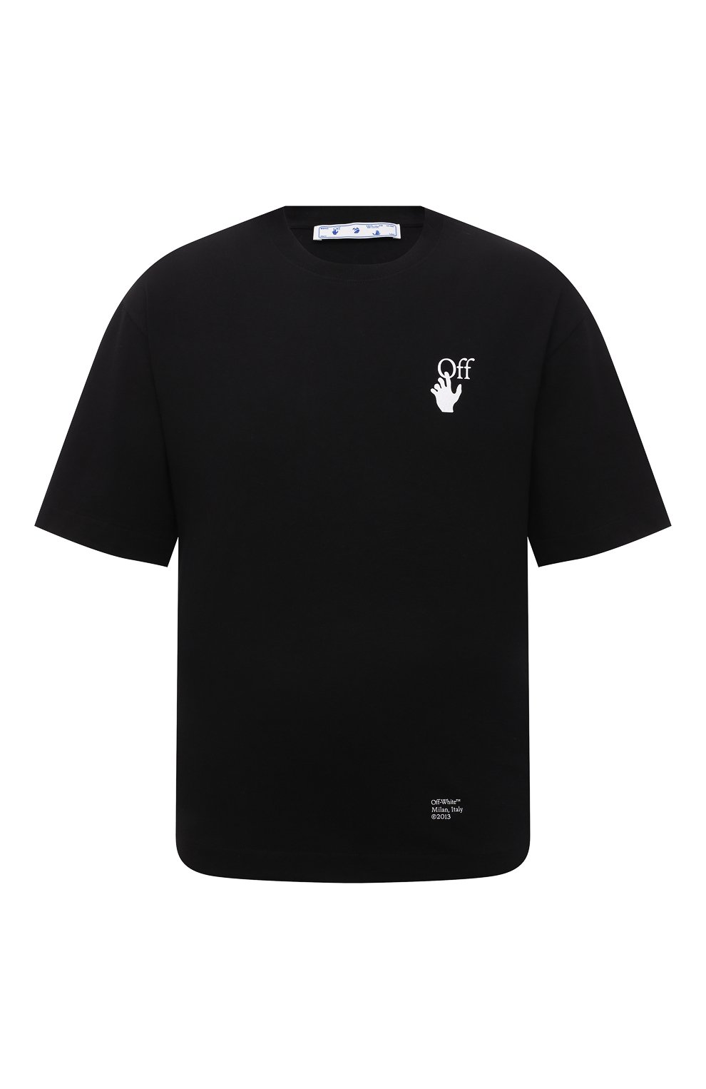 Хлопковая футболка OFF-WHITE, арт. 0MAA120F21JER007, фото 1