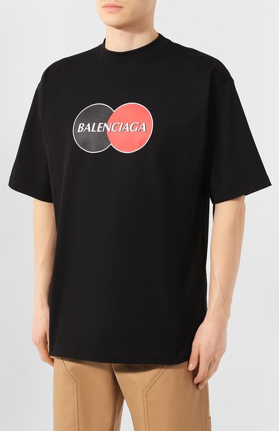 Хлопковая футболка BALENCIAGA, арт. 620969/TIV79, фото 3