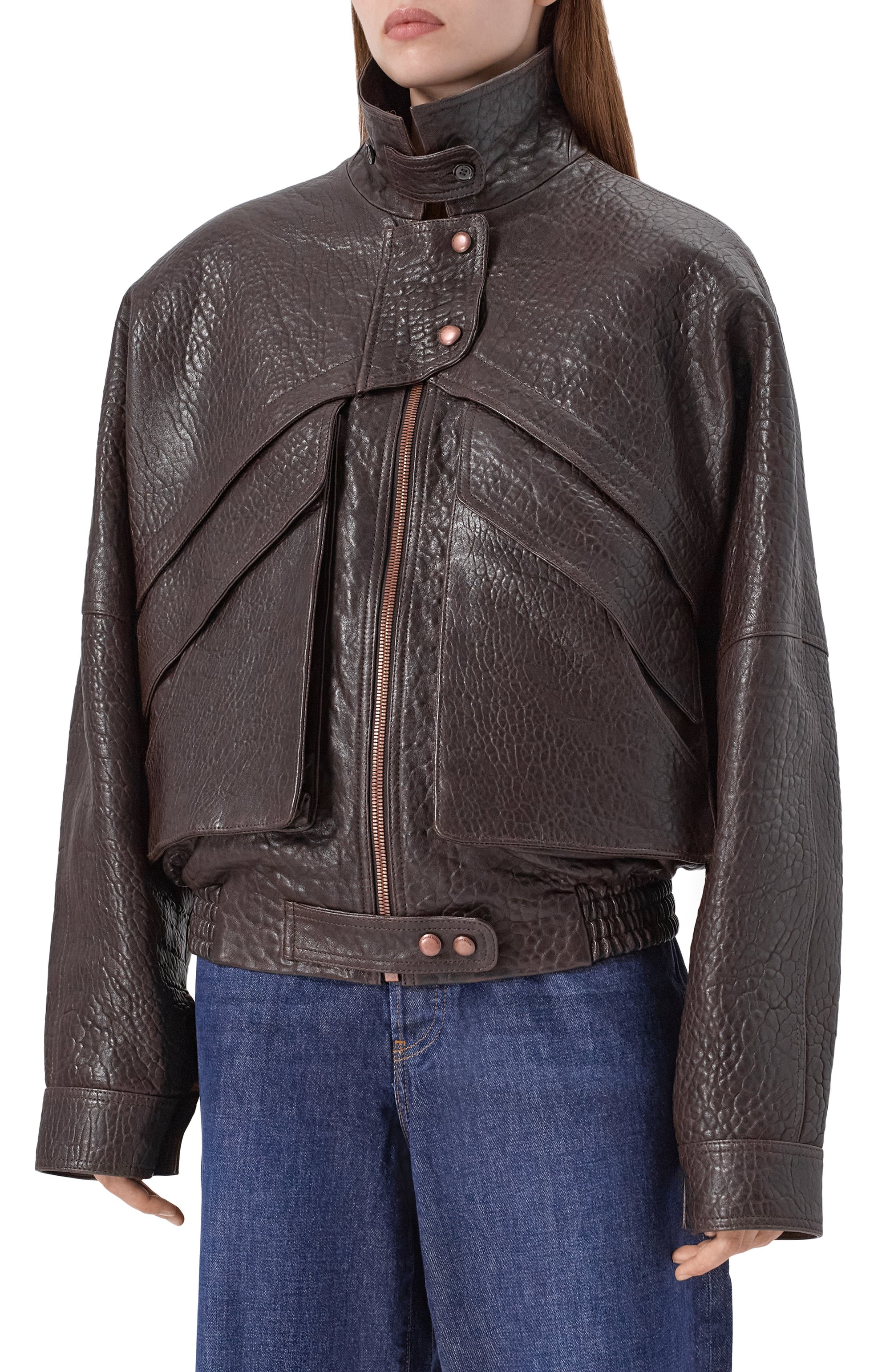 Кожаный бомбер MAGDA BUTRYM, арт. 303924, фото 6