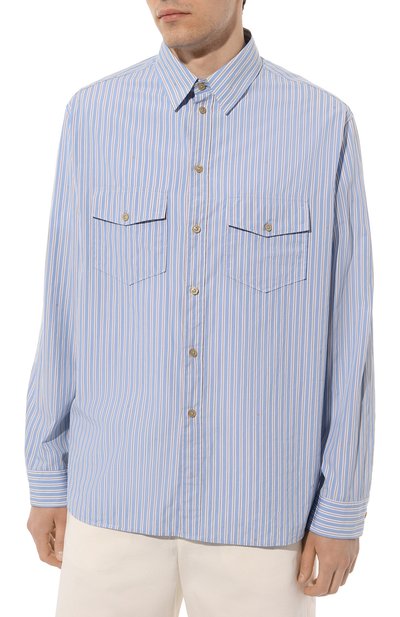 Хлопковая рубашка GUCCI, арт. 568298 ZABYZ, фото 3