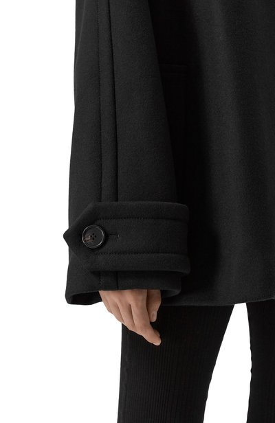 Шерстяное полупальто LANVIN черного цвета по цене 387000 руб., арт. RW-C00022-4724-A26, фото 5 Шерстяное полупальто LANVIN, арт. RW-C00022-4724-A26, фото 5