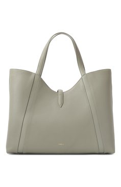 Женская сумка-тоут furla goccia xl FURLA хаки цвета, арт. WB01498/BX3353 | Фото 6 (Драгоценные камни: Проставлено; Материал: Натуральная кожа; Размер: large; Материал сплава: Проставлено)