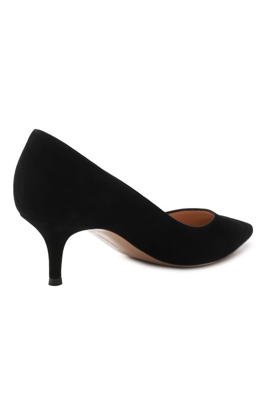 Замшевые туфли Gianvito 55 Gianvito Rossi G20336.55RIC.CAMNER0_ Чёрный  G20336.55RIC.CAMNER0_ Фото 5