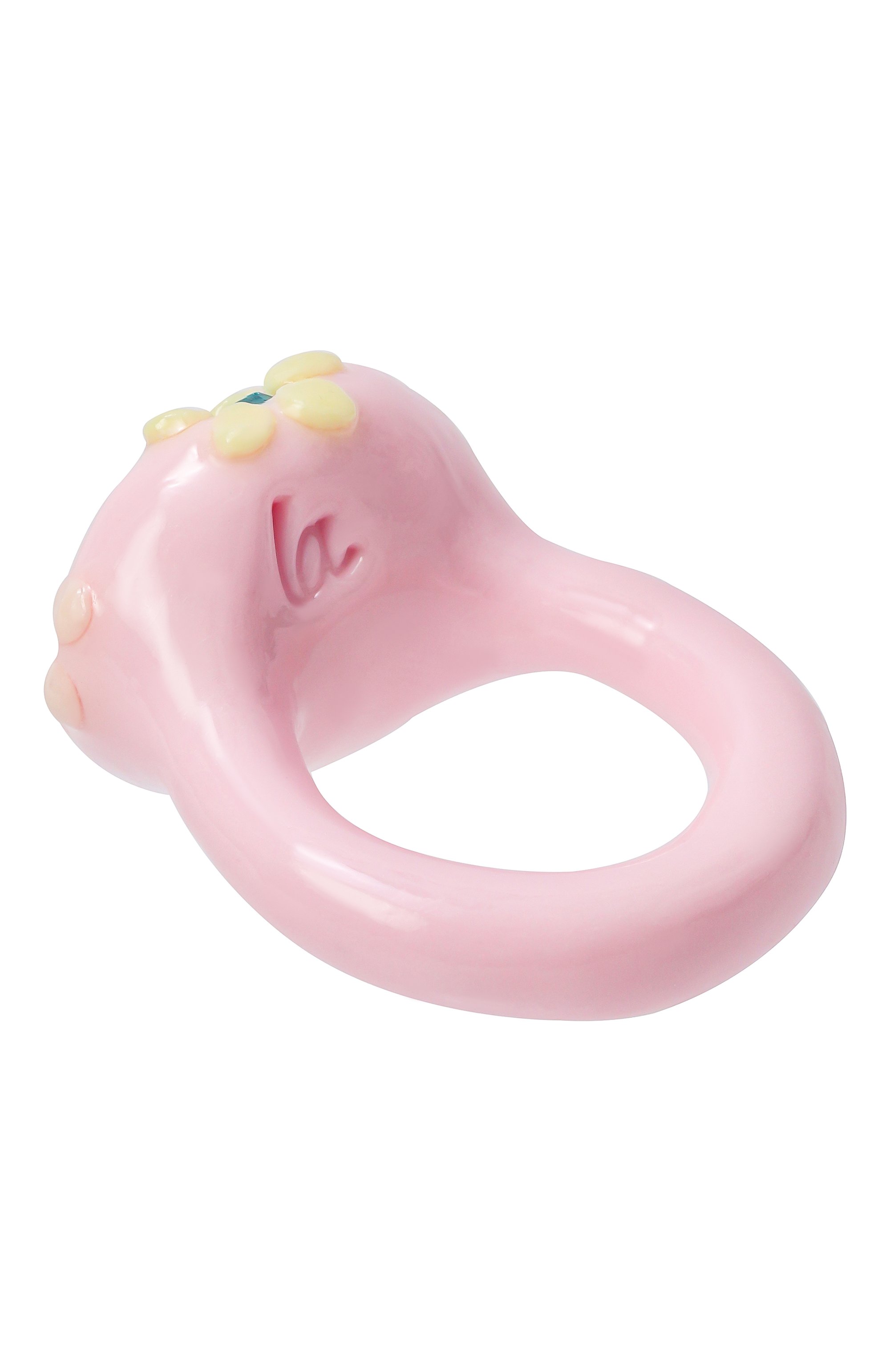 Кольцо LILI ARCHIVE светло-розового цвета по цене 43340 руб., арт. М.555, фото 2 Кольцо LILI ARCHIVE, арт. М.555, фото 2