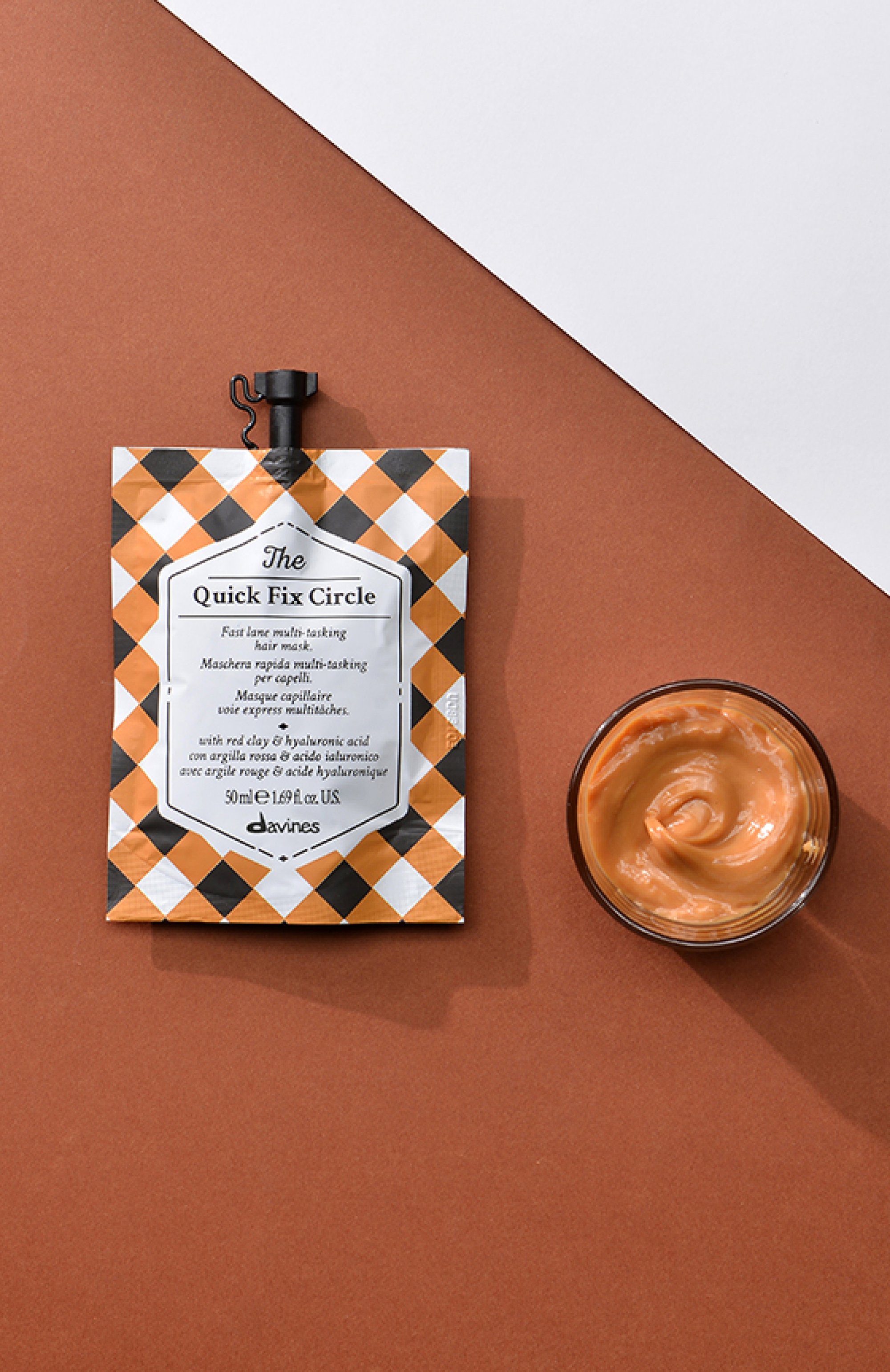 Супербыстрая многофункциональная маска для волос the quick fix circle (50ml) DAVINES, арт. 77006, фото 3