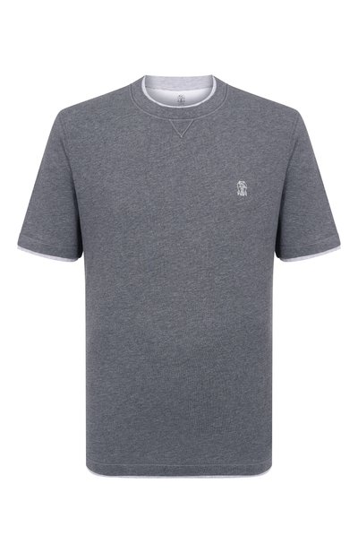 Хлопковая футболка BRUNELLO CUCINELLI, арт. M0B137451G, фото 1