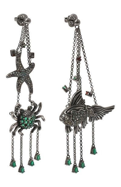 Серьги рыбы 57 sides of heart DZHANELLI, арт. 0292, фото 4