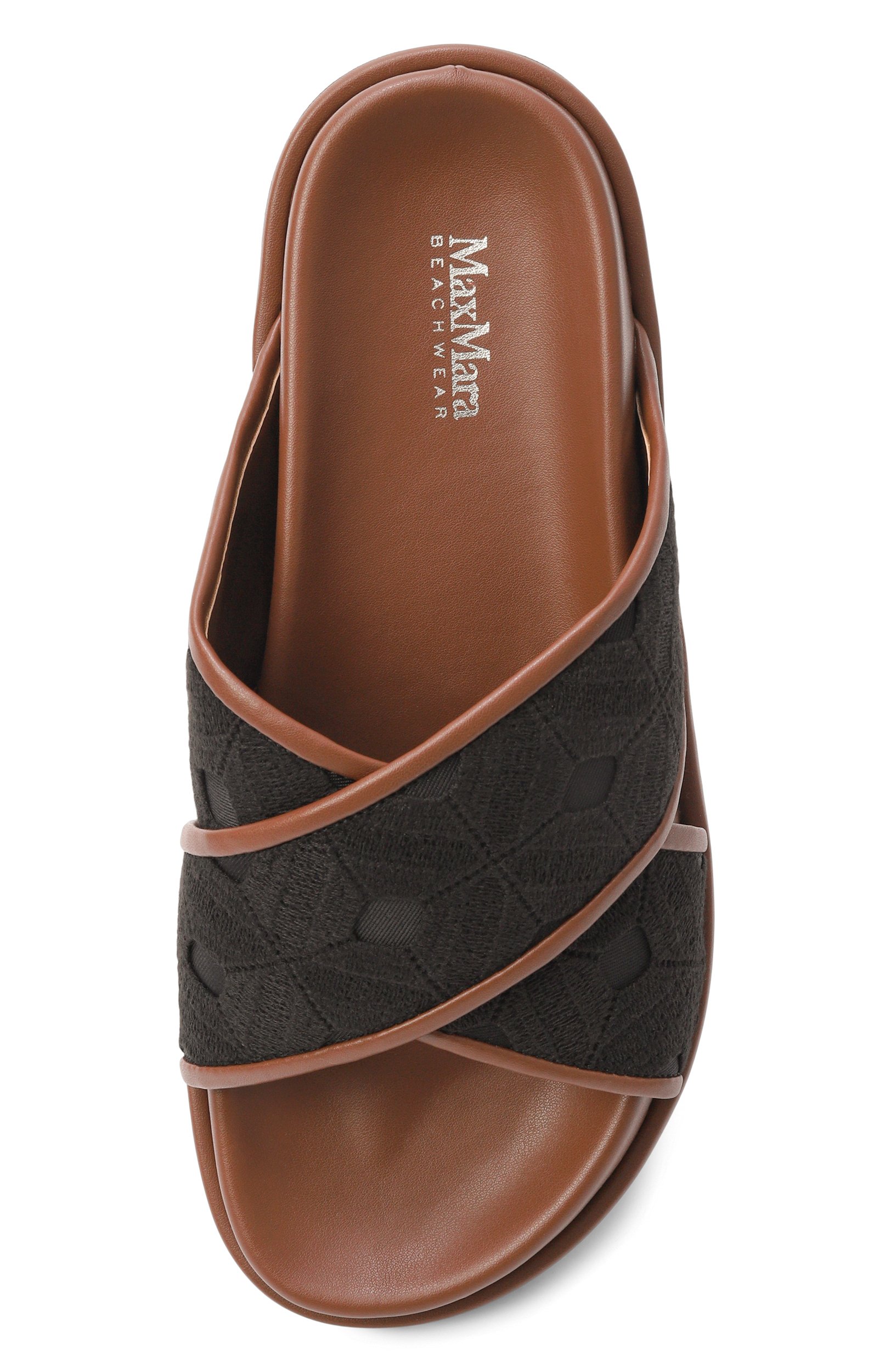 Текстильные шлепанцы MAX MARA, арт. BCHPEONIE 261652101, фото 6