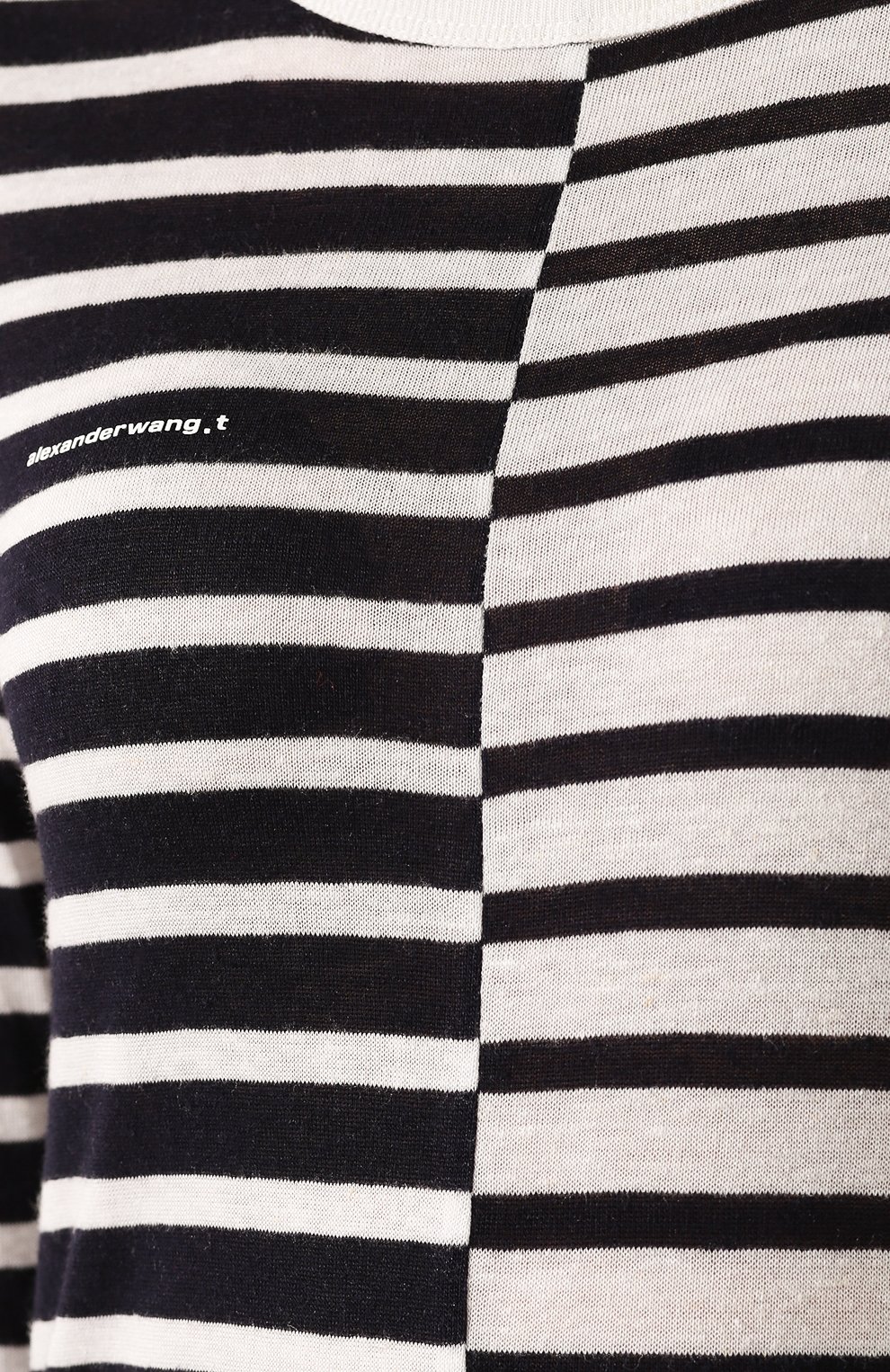 Лонгслив из смеси вискозы и льна ALEXANDERWANG.T, арт. 4CC1201084, фото 5