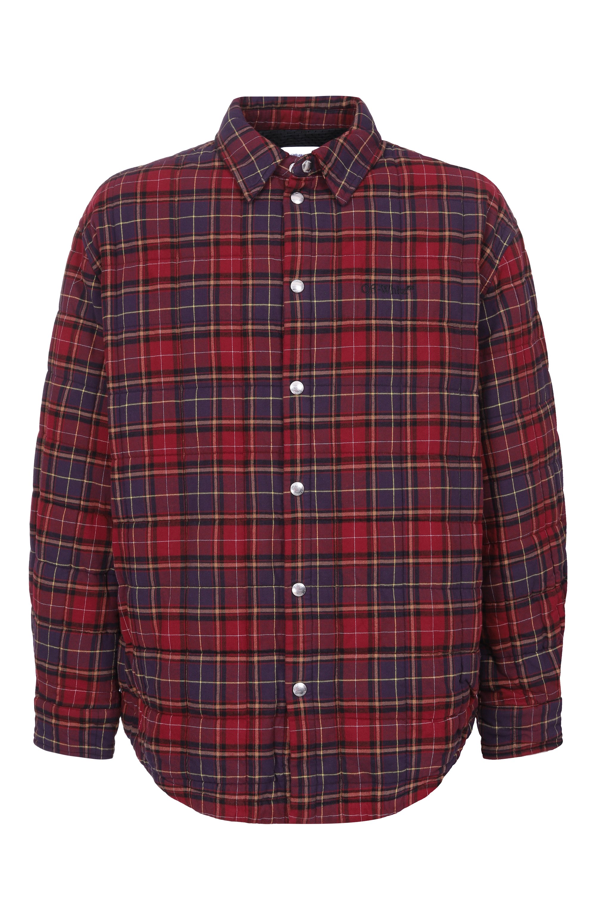 Утепленная куртка-рубашка OFF-WHITE, арт. 0MES01AF25FAB002, фото 1