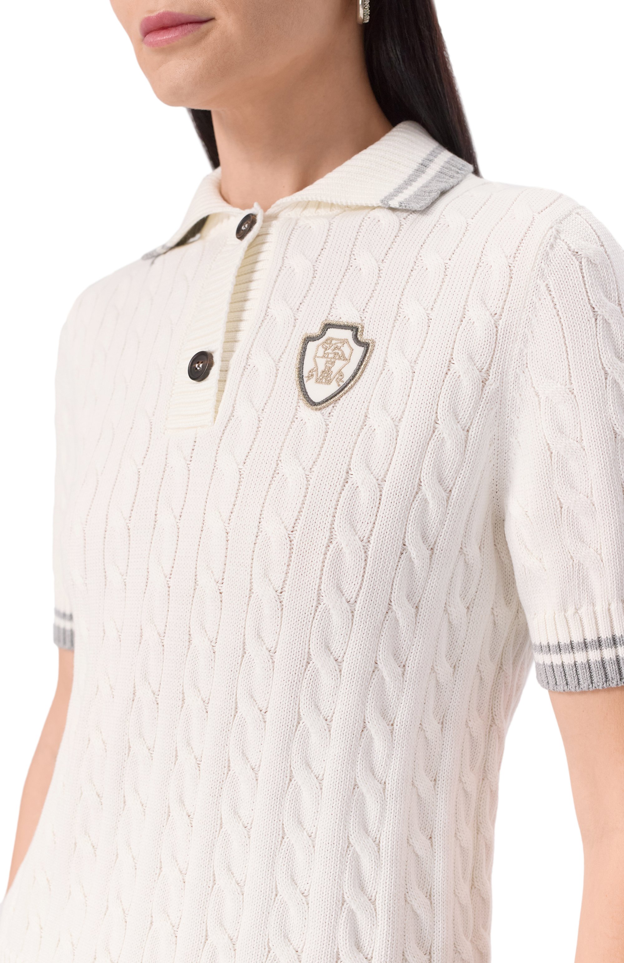 Хлопковое поло BRUNELLO CUCINELLI, арт. M19756505, фото 5