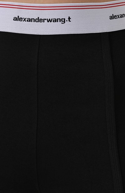 Хлопковые шорты ALEXANDERWANG.T черного цвета по цене 27100 руб., арт. 4CC2194024, фото 5 Хлопковые шорты ALEXANDERWANG.T, арт. 4CC2194024, фото 5