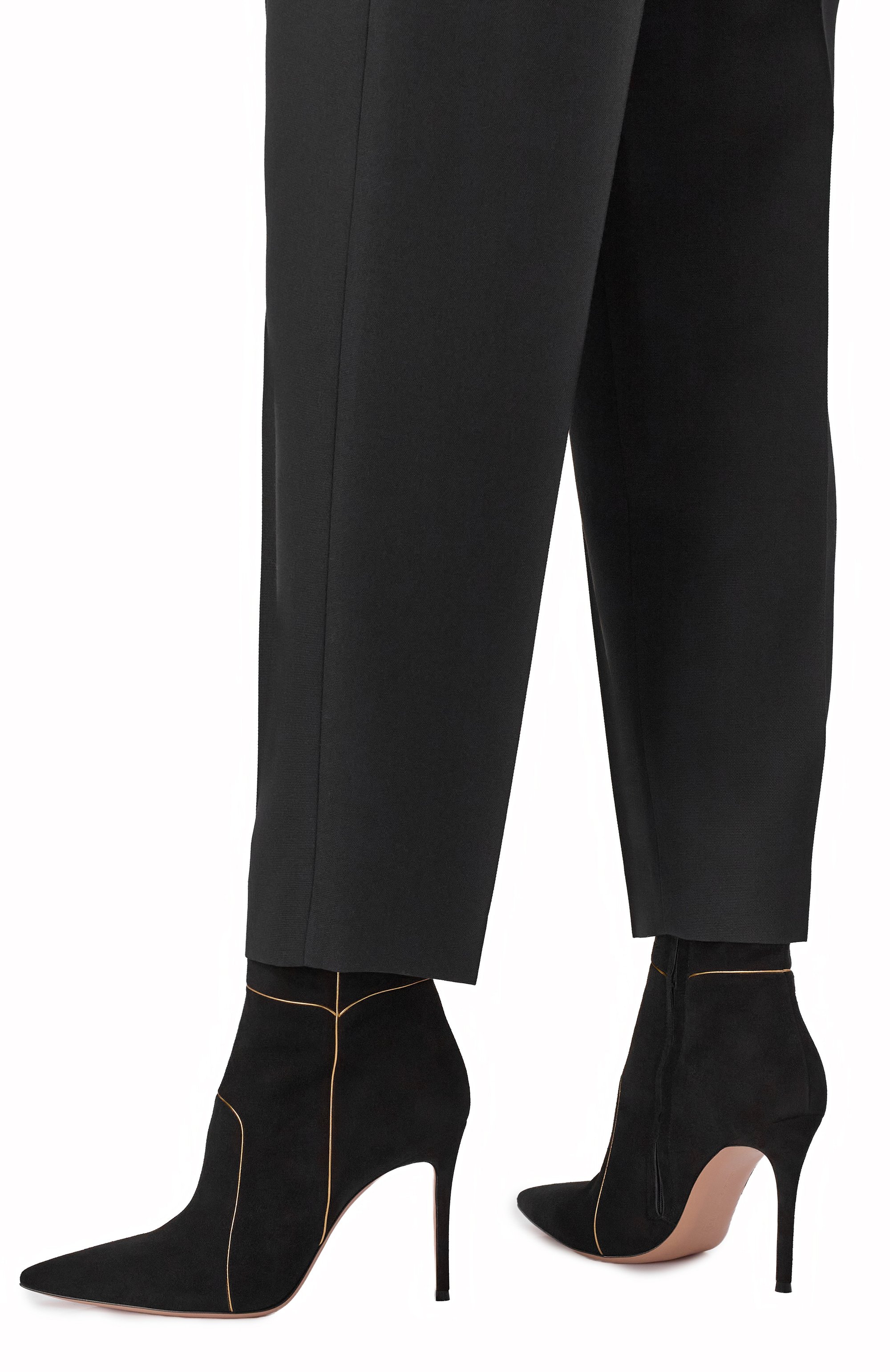 Замшевые ботильоны clarice 95 GIANVITO ROSSI, арт. G72993.95RIC.CNKNEME, фото 2