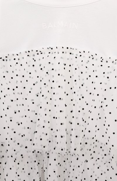 Топ BALMAIN белого цвета по цене 47550 руб., арт. BV8B80, фото 3 Топ BALMAIN, арт. BV8B80, фото 3