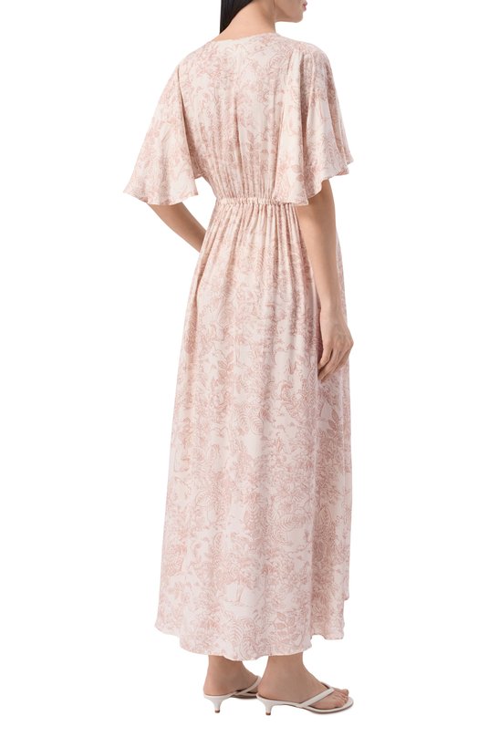 Платье из вискозы Pietro Brunelli AG0446/VI0091 Бежевый  AG0446/VI0091 Фото 3