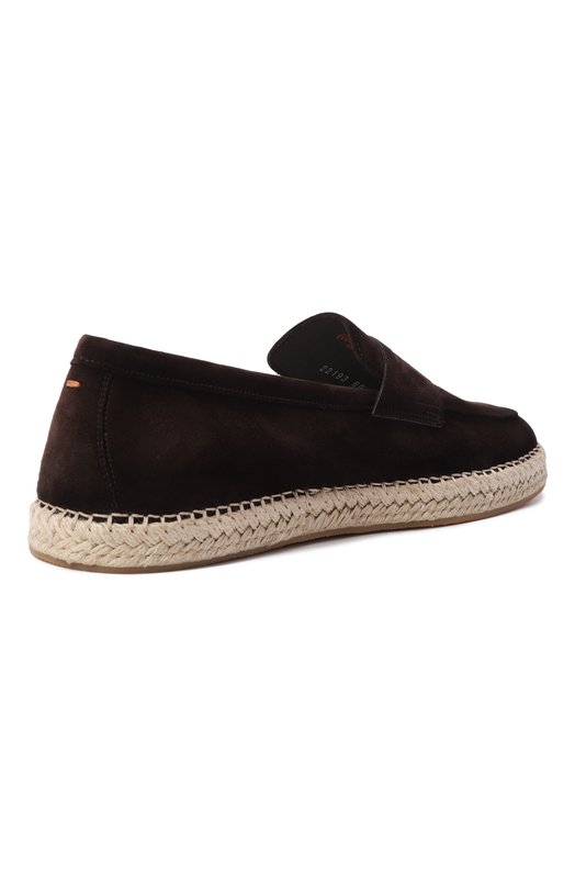 Замшевые эспадрильи Carlos Santoni MBCG22193PBTTSE2 Коричневый  MBCG22193PBTTSE2 Фото 4