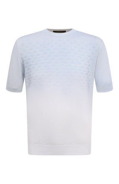 Мужской джемпер из шелка и хлопка ZILLI, арт. KRN002M0145VCAS00