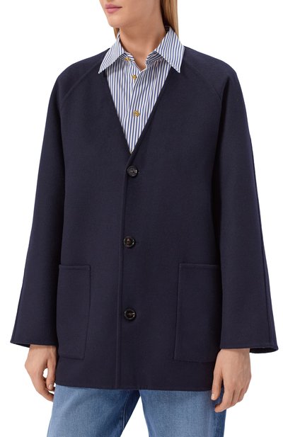 Полупальто из шерсти и кашемира BOTTEGA VENETA, арт. 836337/V3000, фото 3