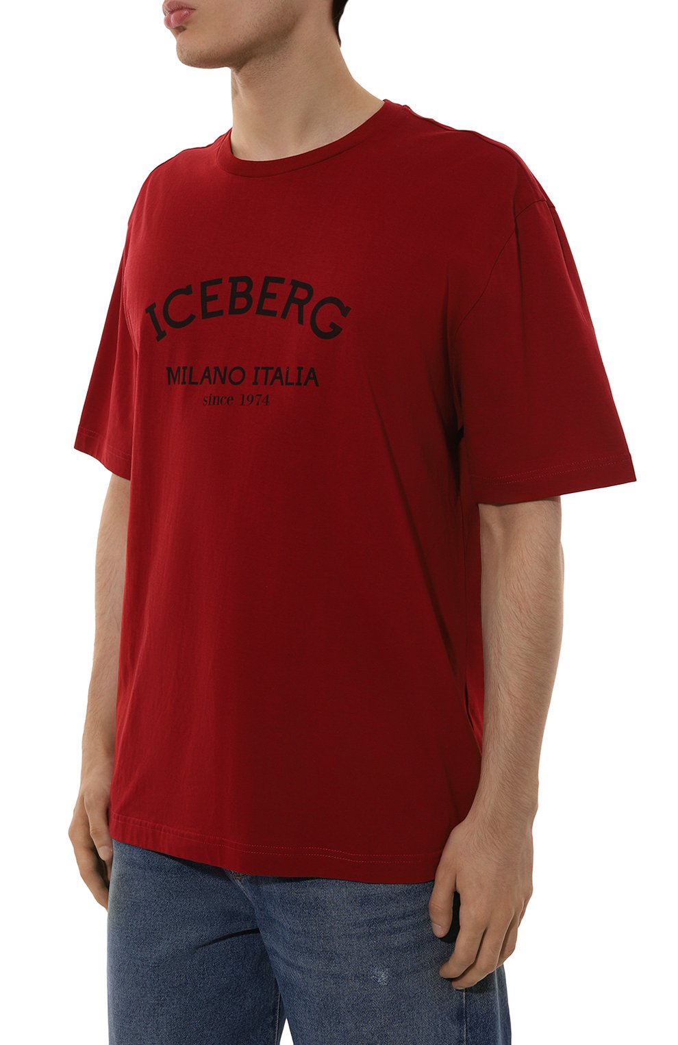 Хлопковая футболка ICEBERG, арт. F02N/6325, фото 3