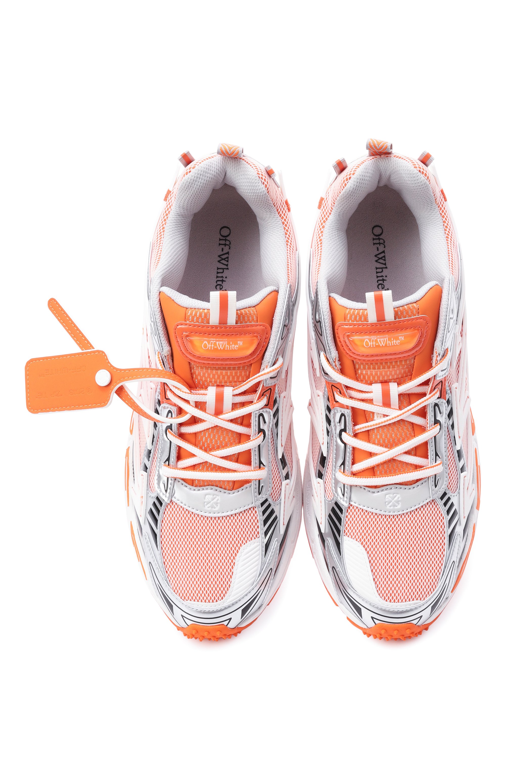 Комбинированные кроссовки be right back OFF-WHITE, арт. 0MIA295S25FAB005, фото 6