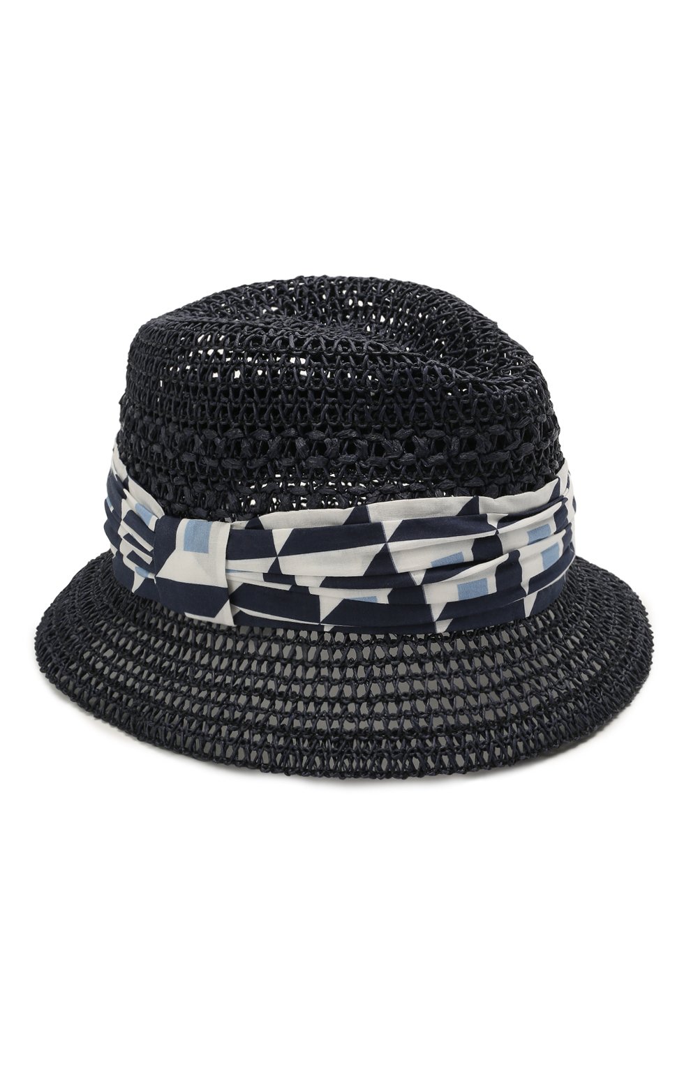 Панама DOLCE & GABBANA темно-синего цвета по цене 46850 руб., арт. GH691Z/GEQ84, фото 1 Панама DOLCE & GABBANA, арт. GH691Z/GEQ84, фото 1