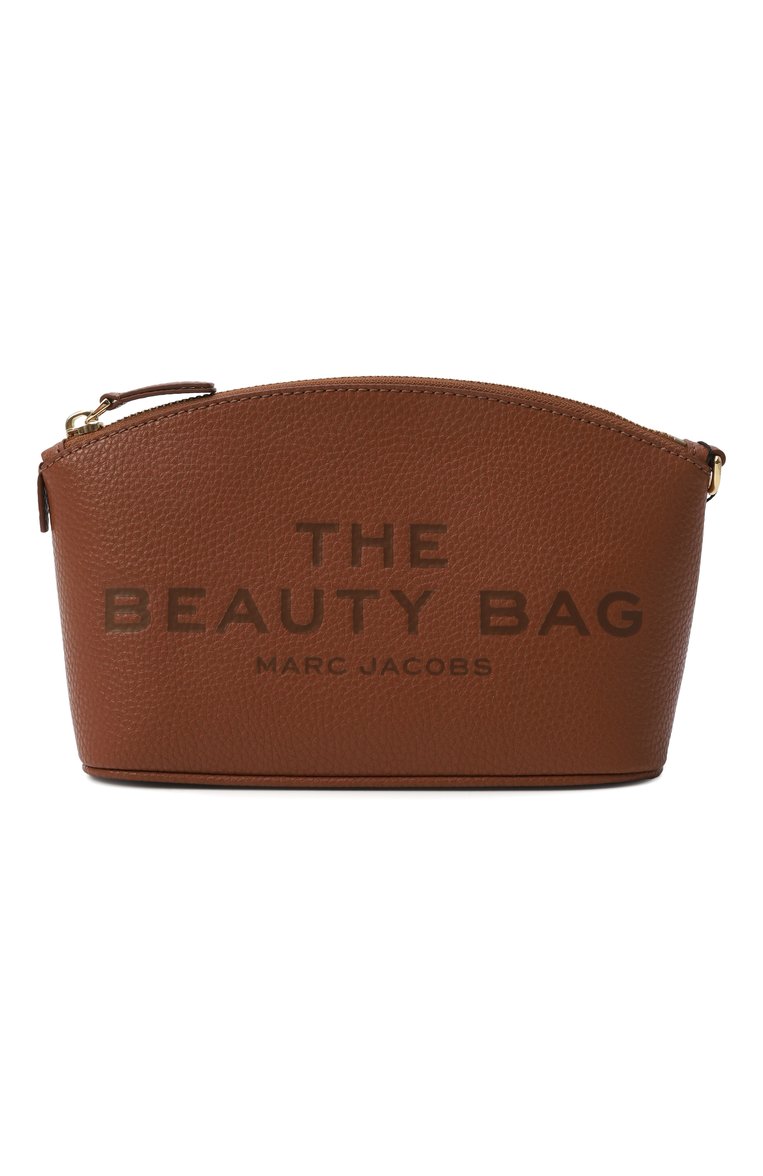 Женская кожаная косметичка MARC JACOBS (THE) коричневого цвета, арт. 2R4SCP003S02 | Фото 1 (Нос: Не проставлено; Материал: Натуральная кожа)