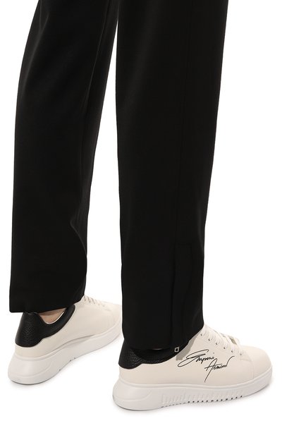 Кожаные кеды EMPORIO ARMANI, арт. X4X264/XM670, фото 3