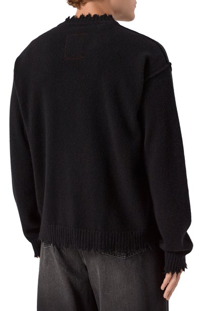 Кашемировый свитер UMA WANG черного цвета по цене 86850 руб., арт. UK7555, фото 4 Кашемировый свитер UMA WANG, арт. UK7555, фото 4