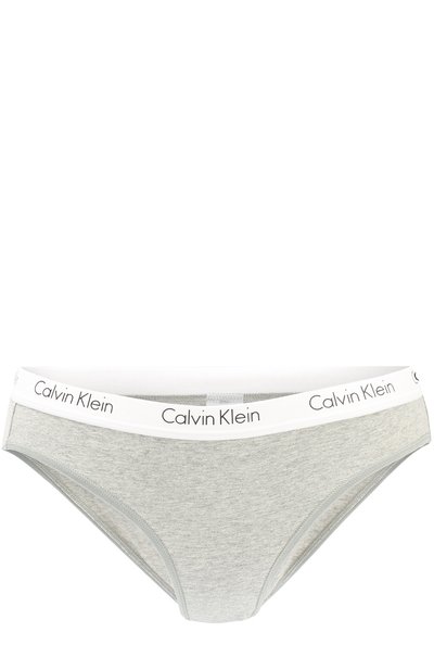 Женские хлопковые трусы-слипы с логотипом бренда CALVIN KLEIN, арт. 000QF1369E