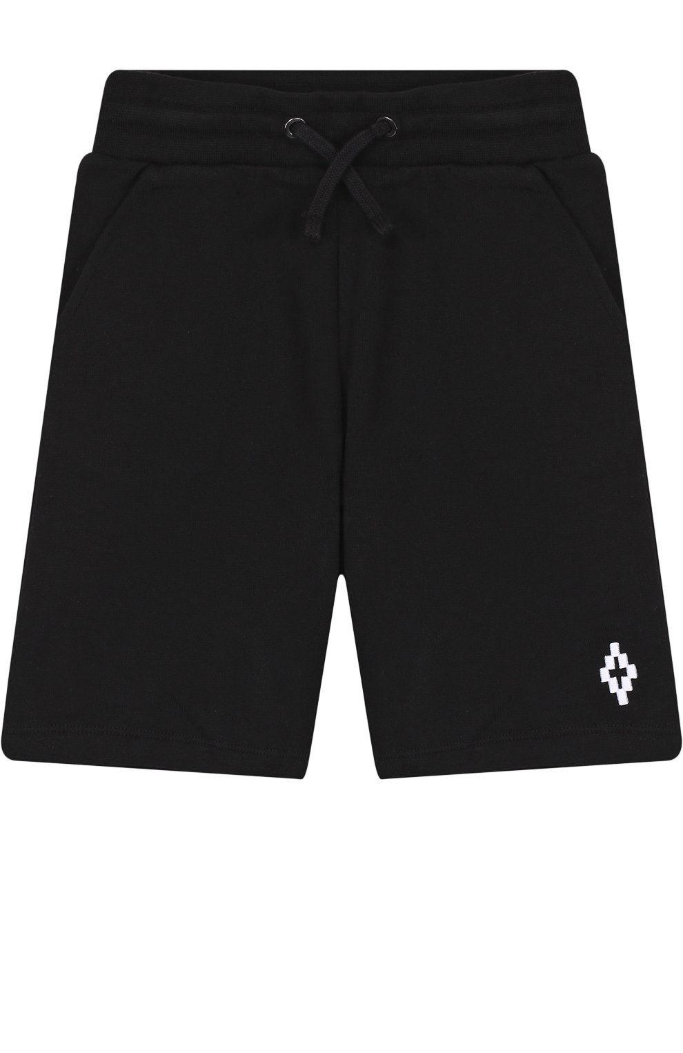 Хлопковые шорты на кулиске MARCELO BURLON KIDS OF MILAN, арт. B/MB/3207/0020, фото 1