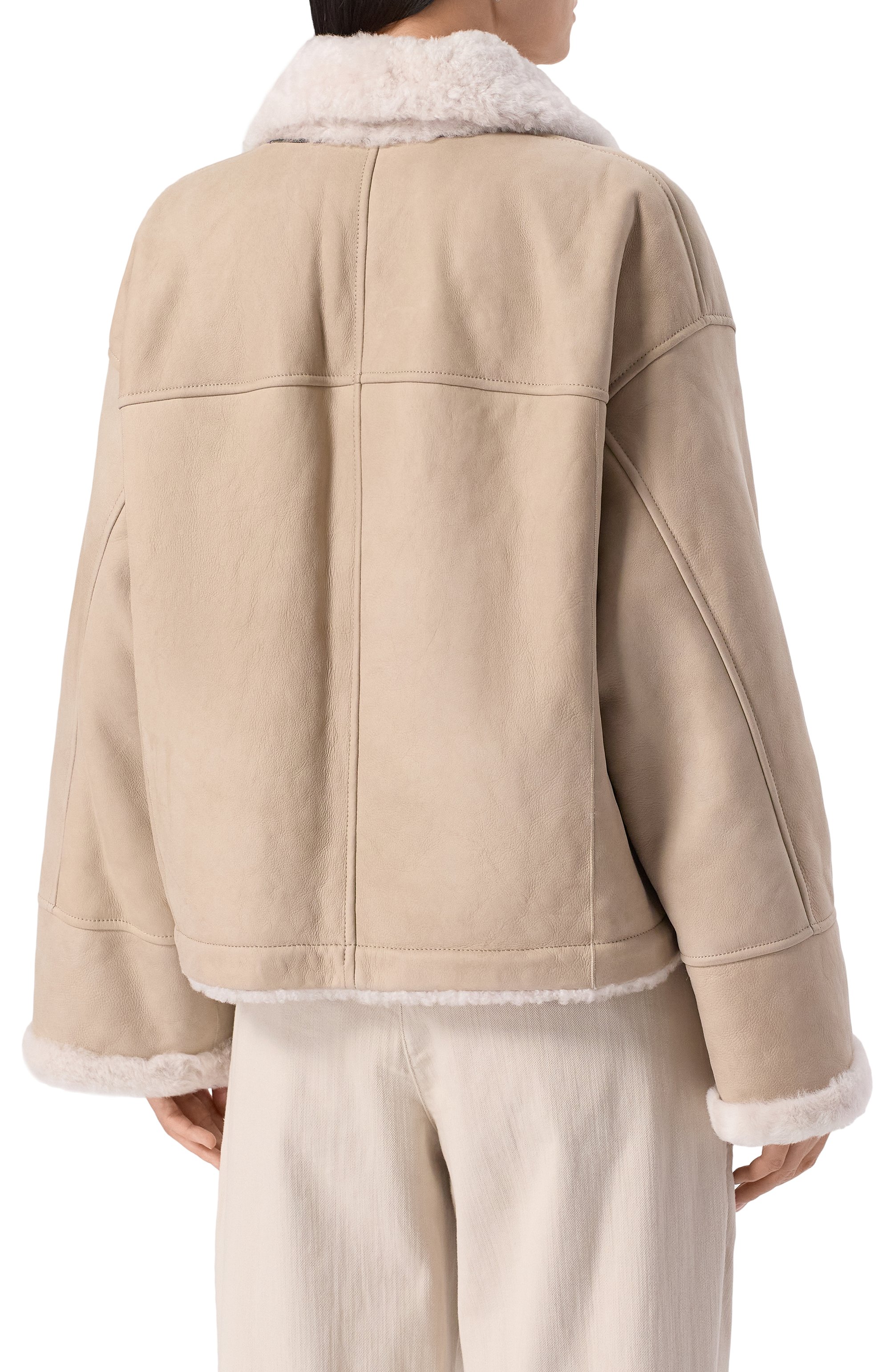 Двусторонняя дубленка BRUNELLO CUCINELLI, арт. MPMBP7962P, фото 4