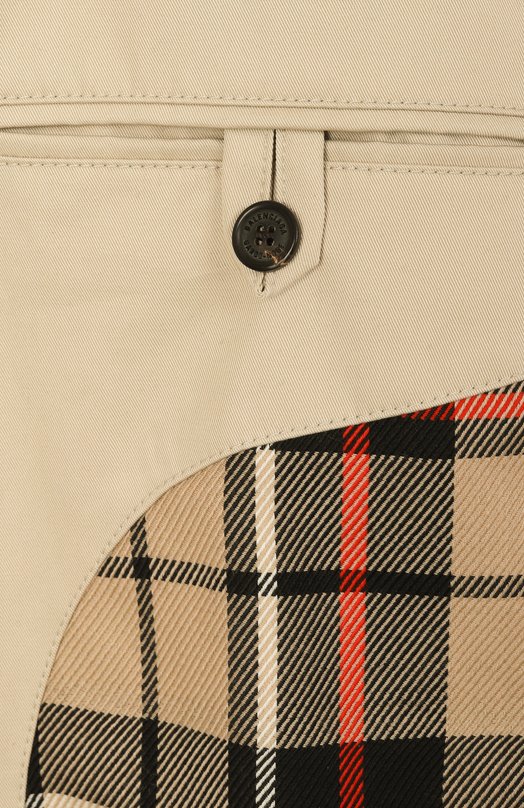 Хлопковый тренч Balenciaga 814615/TBP01 Бежевый  814615/TBP01 Фото 7