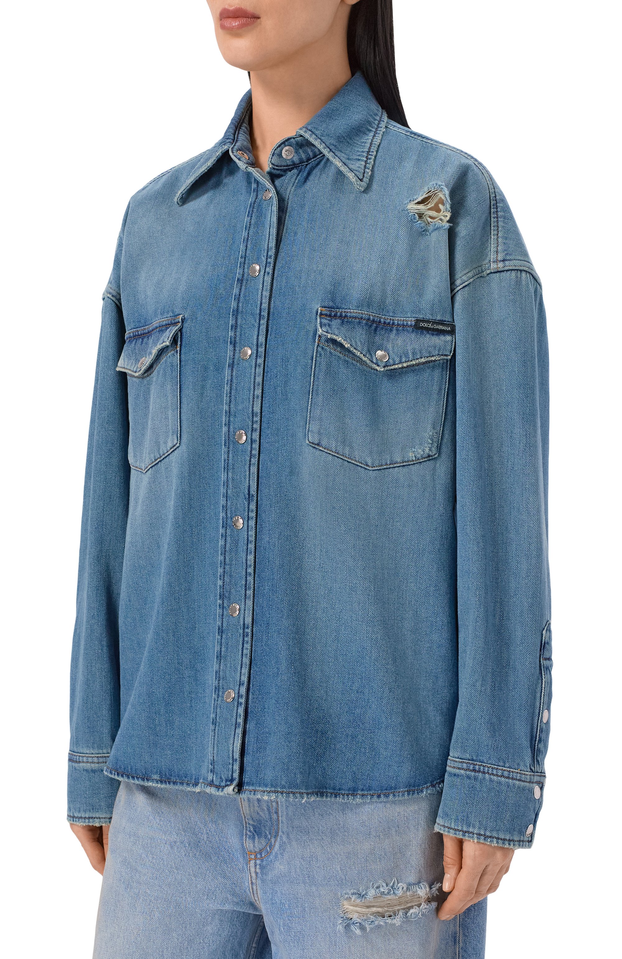 Джинсовая рубашка DOLCE & GABBANA, арт. F5S90D/G80Z6, фото 3