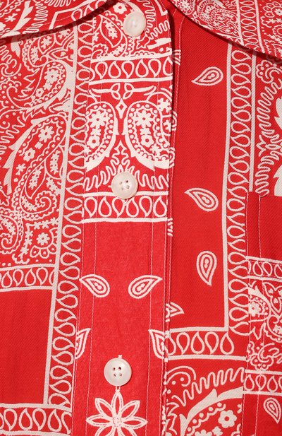 Рубашка из хлопка и шелка DESTIN, арт. D5S2/AMI BUTT0N BANDANA PATCH, фото 5